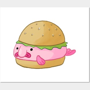 Blobfish Burger Posters and Art